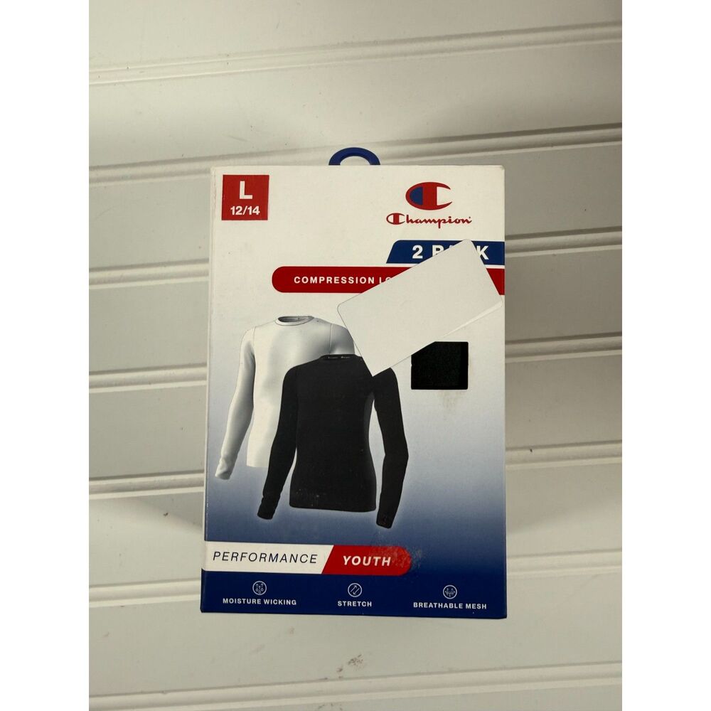 New Champion Youth Compression Long Sleeves